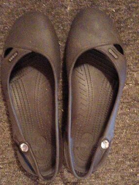 CROCS Black Women's Flats
